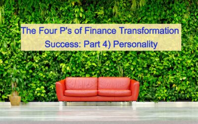 The Four P’s of Finance Transformation Success: Part 4) Personality